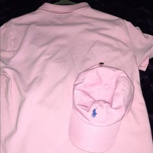 Pink and blue Polo shirt